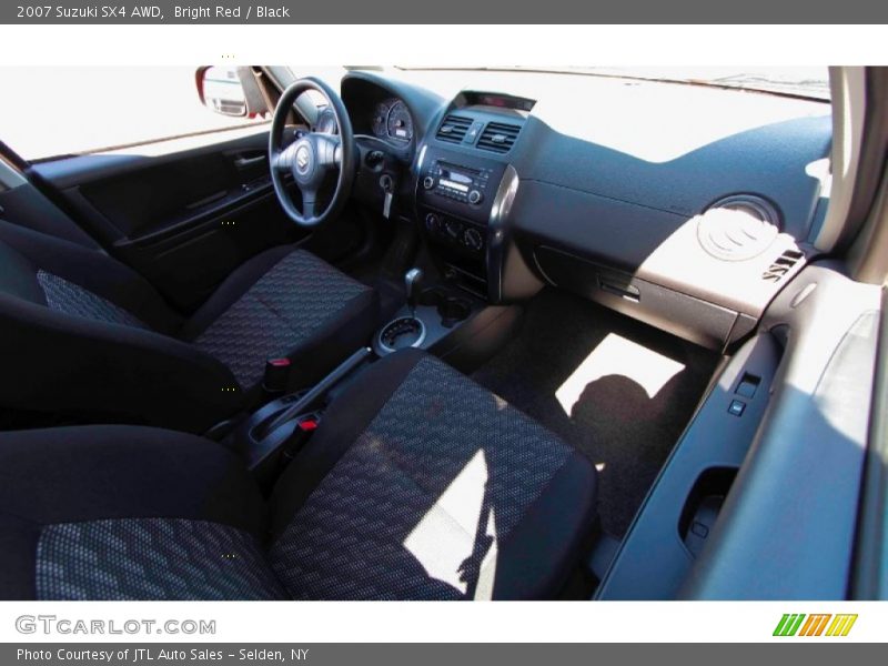 Bright Red / Black 2007 Suzuki SX4 AWD