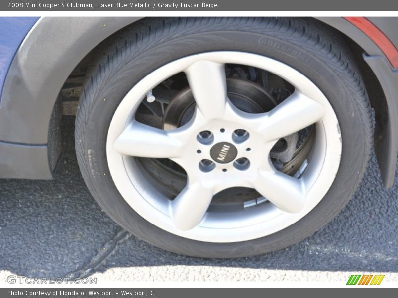 Laser Blue Metallic / Gravity Tuscan Beige 2008 Mini Cooper S Clubman