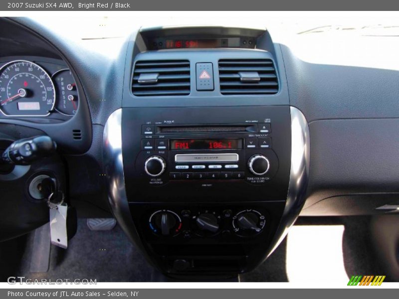 Bright Red / Black 2007 Suzuki SX4 AWD