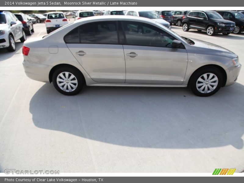 Moonrock Silver Metallic / Latte Macchiato 2014 Volkswagen Jetta S Sedan