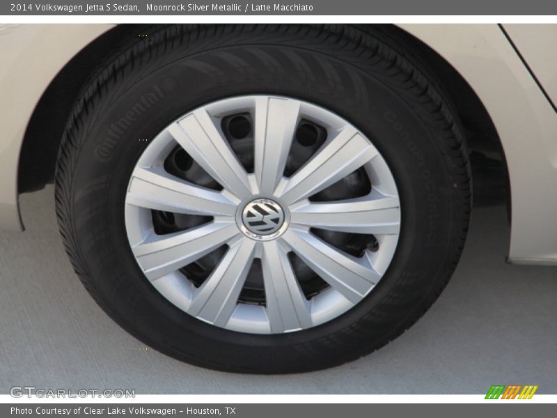Moonrock Silver Metallic / Latte Macchiato 2014 Volkswagen Jetta S Sedan