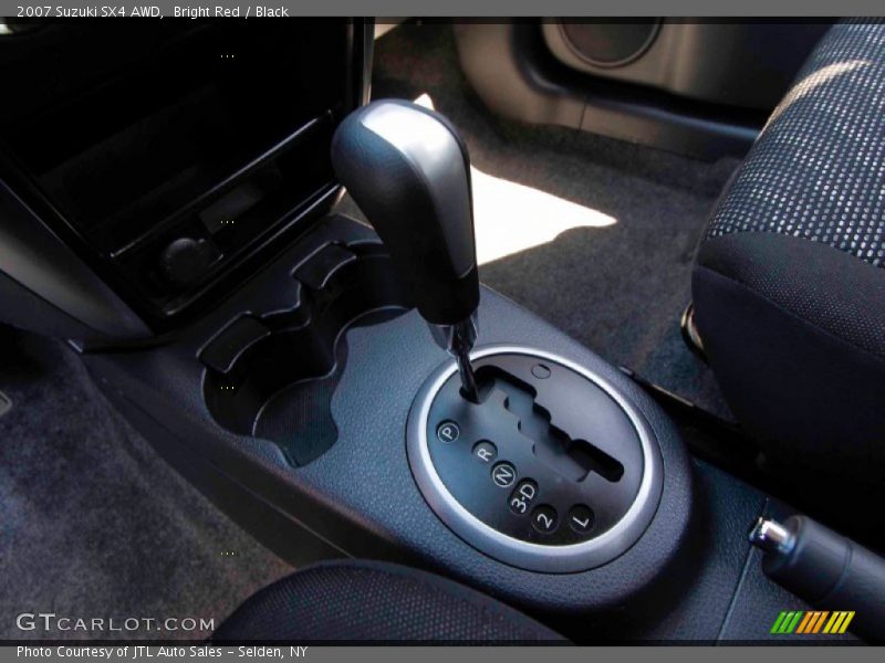 Bright Red / Black 2007 Suzuki SX4 AWD
