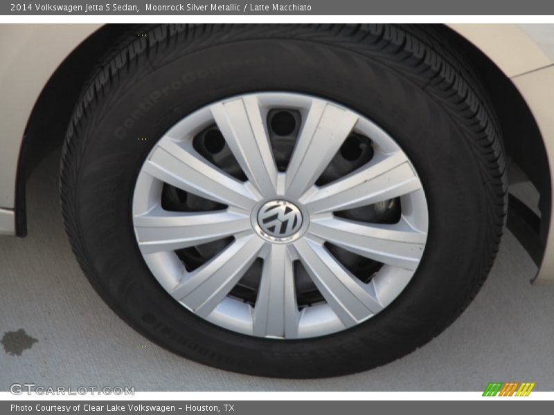Moonrock Silver Metallic / Latte Macchiato 2014 Volkswagen Jetta S Sedan