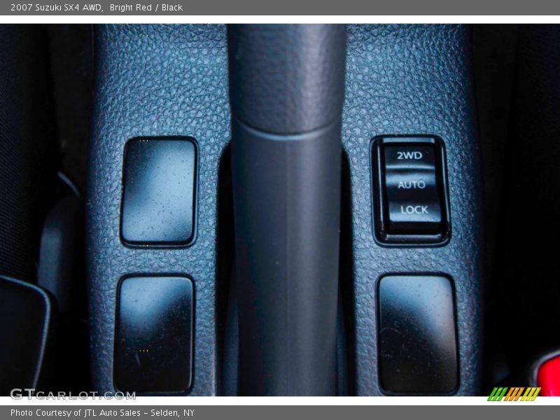 Bright Red / Black 2007 Suzuki SX4 AWD