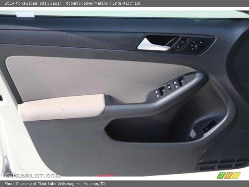Moonrock Silver Metallic / Latte Macchiato 2014 Volkswagen Jetta S Sedan