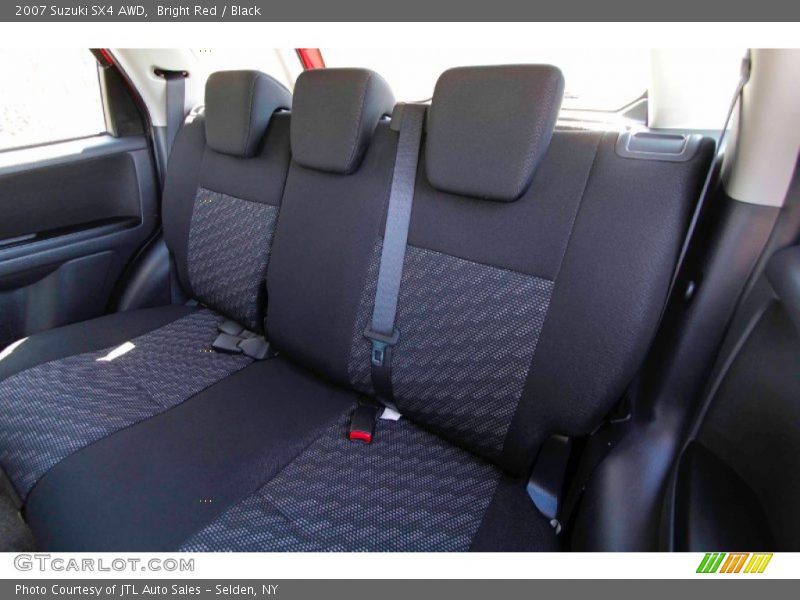 Bright Red / Black 2007 Suzuki SX4 AWD