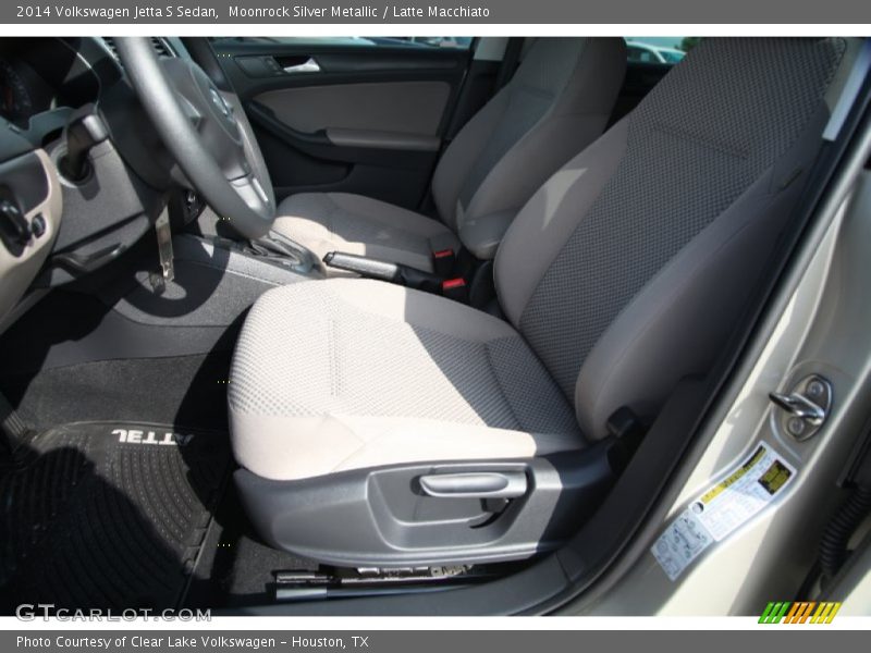 Moonrock Silver Metallic / Latte Macchiato 2014 Volkswagen Jetta S Sedan