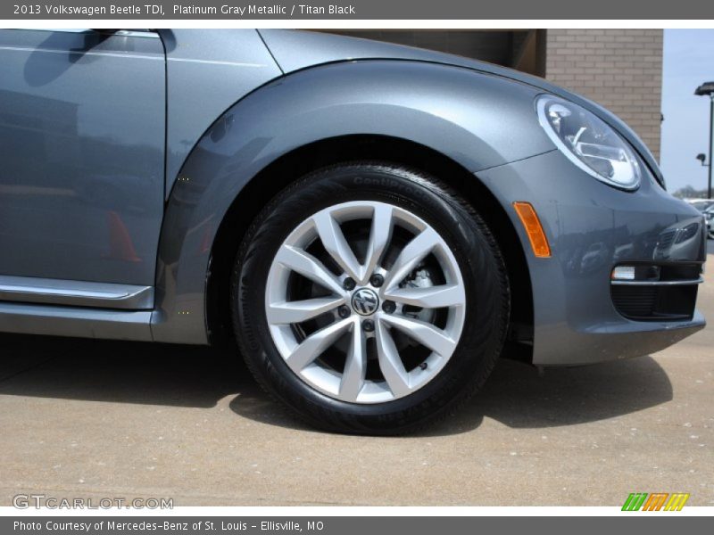 Platinum Gray Metallic / Titan Black 2013 Volkswagen Beetle TDI