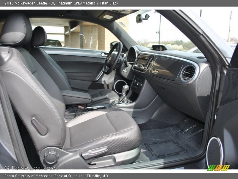 Platinum Gray Metallic / Titan Black 2013 Volkswagen Beetle TDI