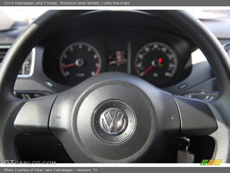 Moonrock Silver Metallic / Latte Macchiato 2014 Volkswagen Jetta S Sedan