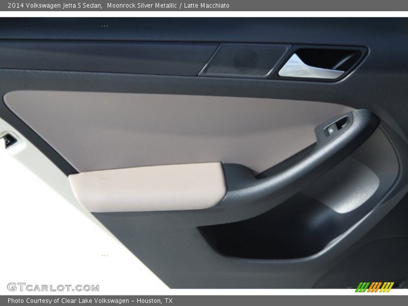 Moonrock Silver Metallic / Latte Macchiato 2014 Volkswagen Jetta S Sedan