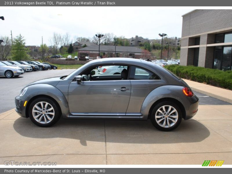 Platinum Gray Metallic / Titan Black 2013 Volkswagen Beetle TDI