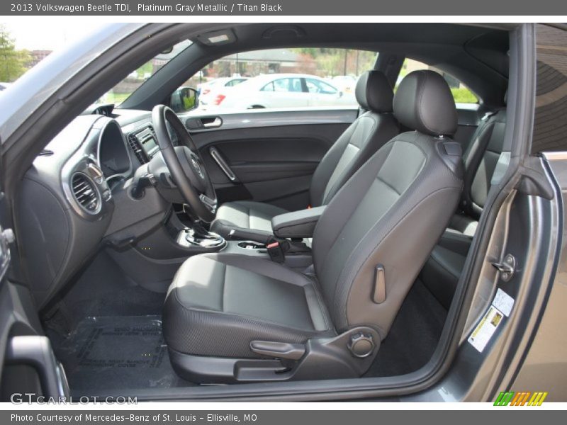 Platinum Gray Metallic / Titan Black 2013 Volkswagen Beetle TDI
