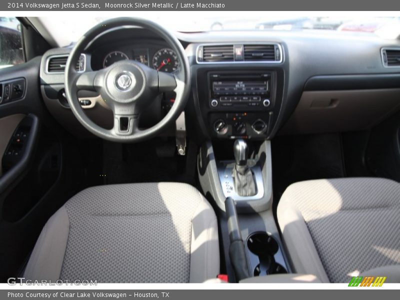 Moonrock Silver Metallic / Latte Macchiato 2014 Volkswagen Jetta S Sedan