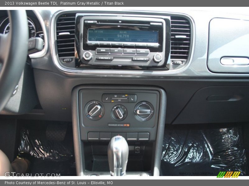 Platinum Gray Metallic / Titan Black 2013 Volkswagen Beetle TDI