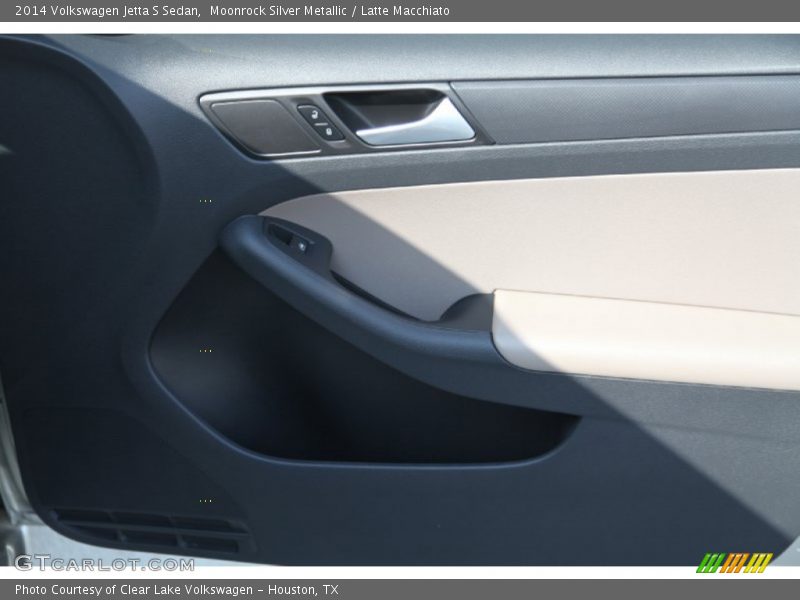 Moonrock Silver Metallic / Latte Macchiato 2014 Volkswagen Jetta S Sedan