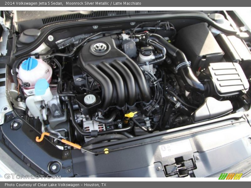 Moonrock Silver Metallic / Latte Macchiato 2014 Volkswagen Jetta S Sedan