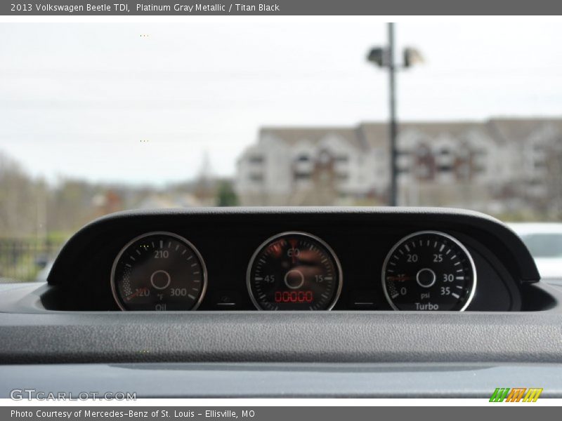 Platinum Gray Metallic / Titan Black 2013 Volkswagen Beetle TDI