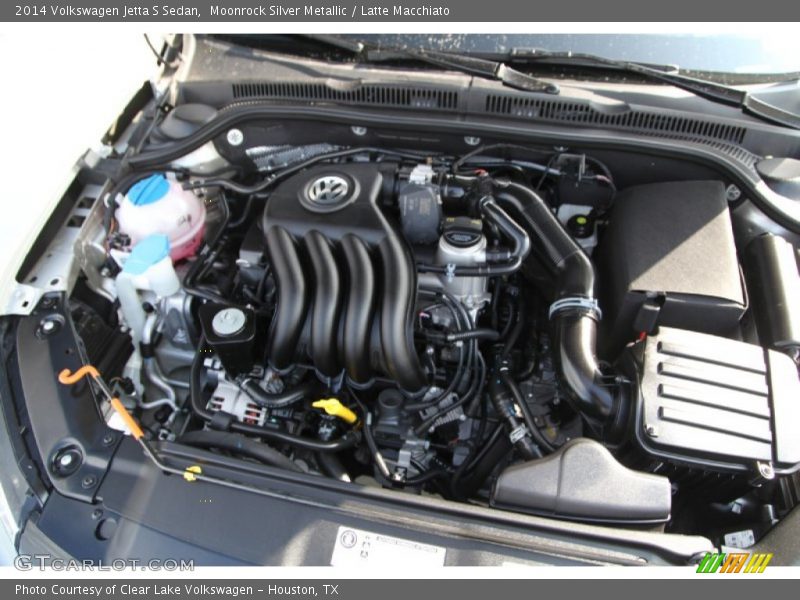 Moonrock Silver Metallic / Latte Macchiato 2014 Volkswagen Jetta S Sedan