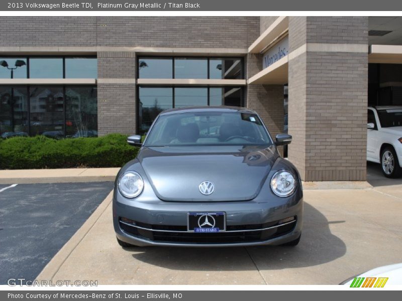 Platinum Gray Metallic / Titan Black 2013 Volkswagen Beetle TDI