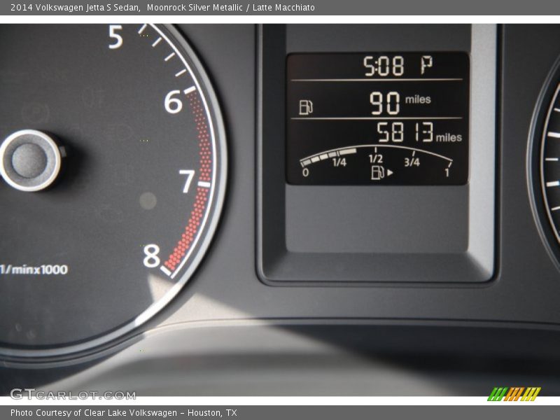 Moonrock Silver Metallic / Latte Macchiato 2014 Volkswagen Jetta S Sedan