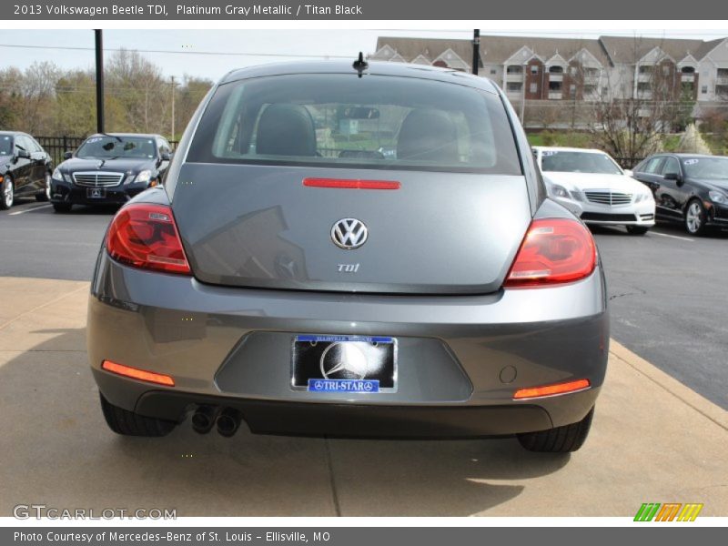 Platinum Gray Metallic / Titan Black 2013 Volkswagen Beetle TDI