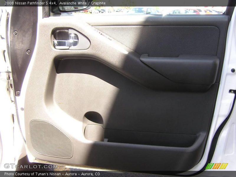 Avalanche White / Graphite 2008 Nissan Pathfinder S 4x4