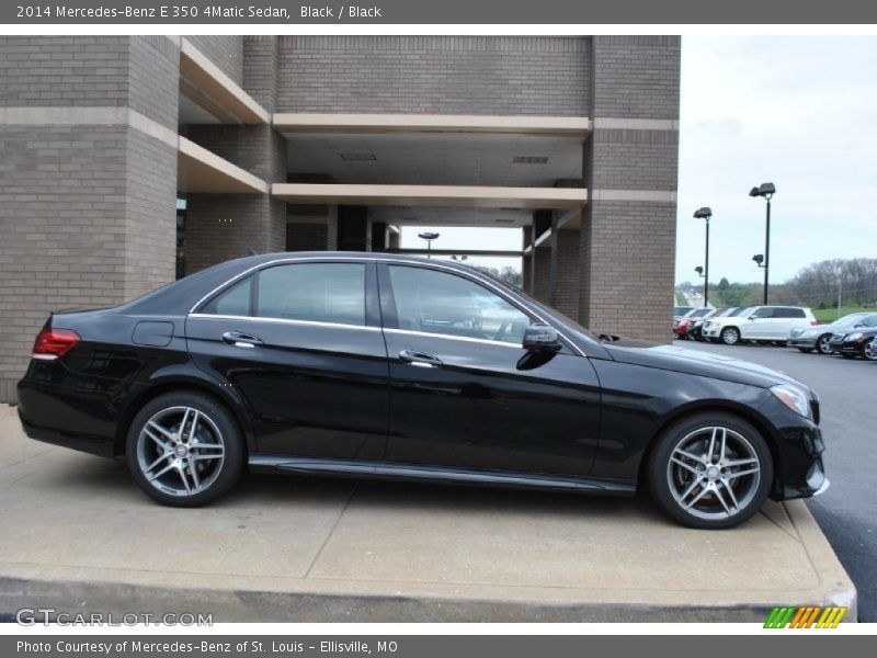 Black / Black 2014 Mercedes-Benz E 350 4Matic Sedan