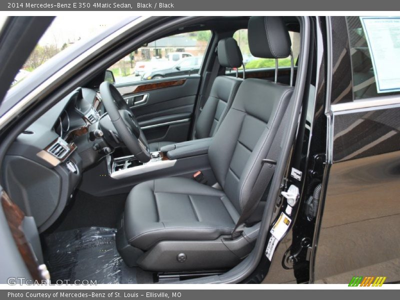 Black / Black 2014 Mercedes-Benz E 350 4Matic Sedan