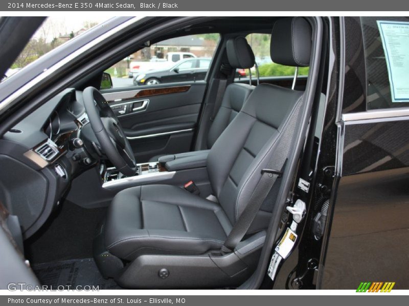Black / Black 2014 Mercedes-Benz E 350 4Matic Sedan