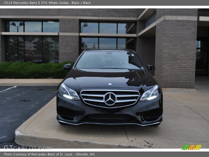 Black / Black 2014 Mercedes-Benz E 350 4Matic Sedan