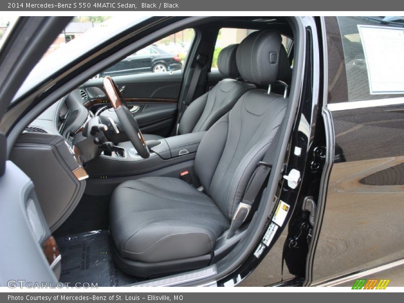 Black / Black 2014 Mercedes-Benz S 550 4MATIC Sedan