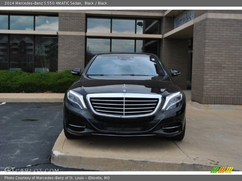 Black / Black 2014 Mercedes-Benz S 550 4MATIC Sedan