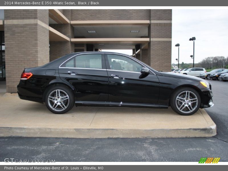 Black / Black 2014 Mercedes-Benz E 350 4Matic Sedan