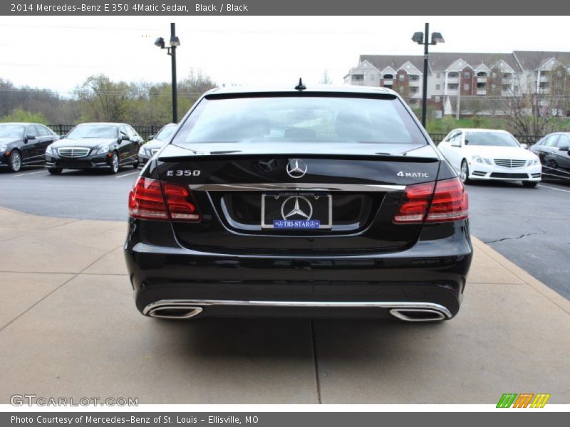 Black / Black 2014 Mercedes-Benz E 350 4Matic Sedan