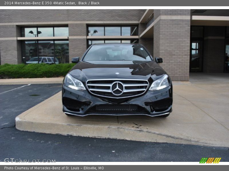 Black / Black 2014 Mercedes-Benz E 350 4Matic Sedan