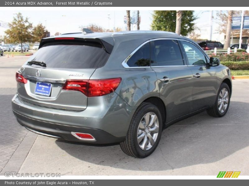 Forest Mist Metallic / Graystone 2014 Acura MDX Advance