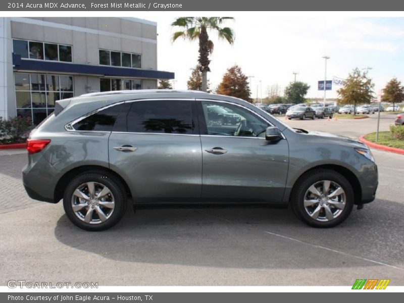 Forest Mist Metallic / Graystone 2014 Acura MDX Advance