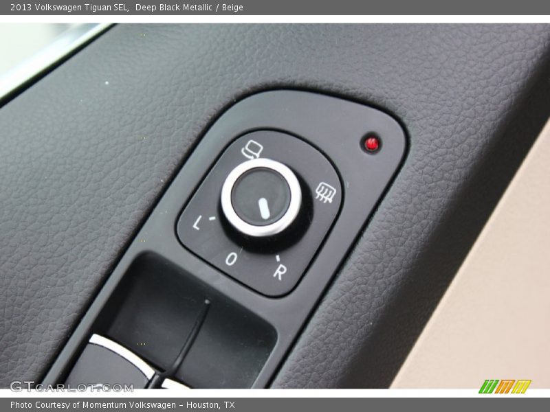 Deep Black Metallic / Beige 2013 Volkswagen Tiguan SEL