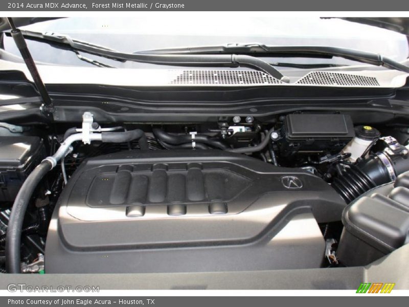 Forest Mist Metallic / Graystone 2014 Acura MDX Advance