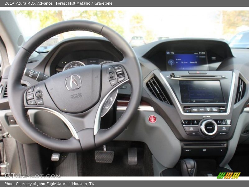 Forest Mist Metallic / Graystone 2014 Acura MDX Advance