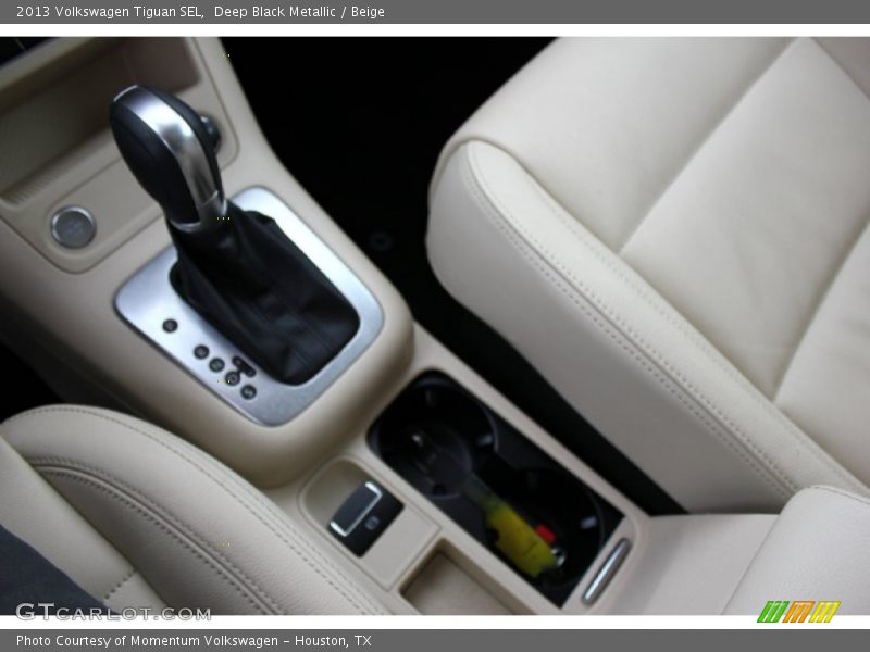 Deep Black Metallic / Beige 2013 Volkswagen Tiguan SEL