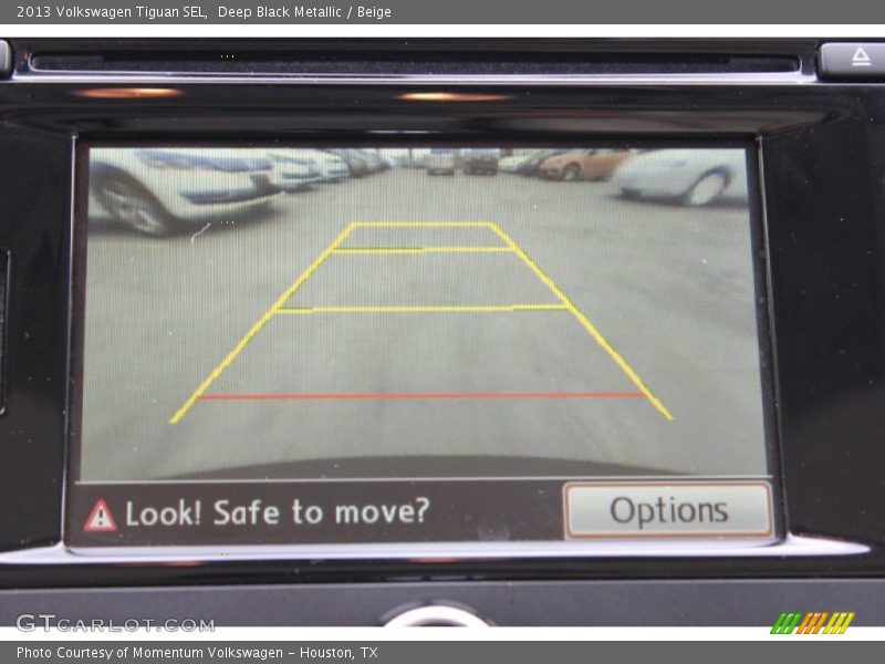Deep Black Metallic / Beige 2013 Volkswagen Tiguan SEL