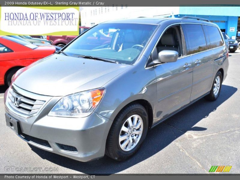 Sterling Gray Metallic / Gray 2009 Honda Odyssey EX-L