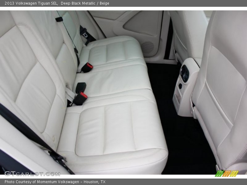 Deep Black Metallic / Beige 2013 Volkswagen Tiguan SEL