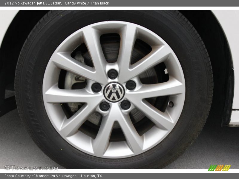 Candy White / Titan Black 2012 Volkswagen Jetta SE Sedan