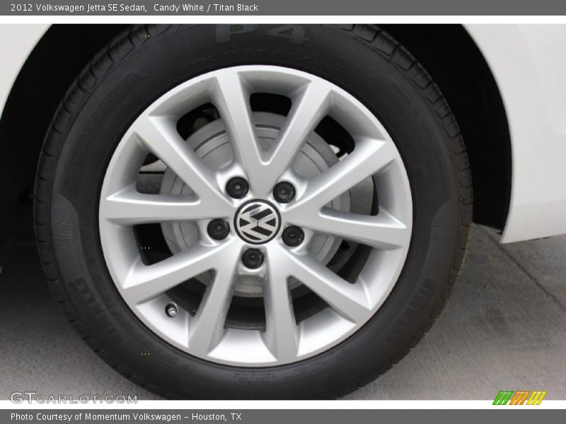 Candy White / Titan Black 2012 Volkswagen Jetta SE Sedan