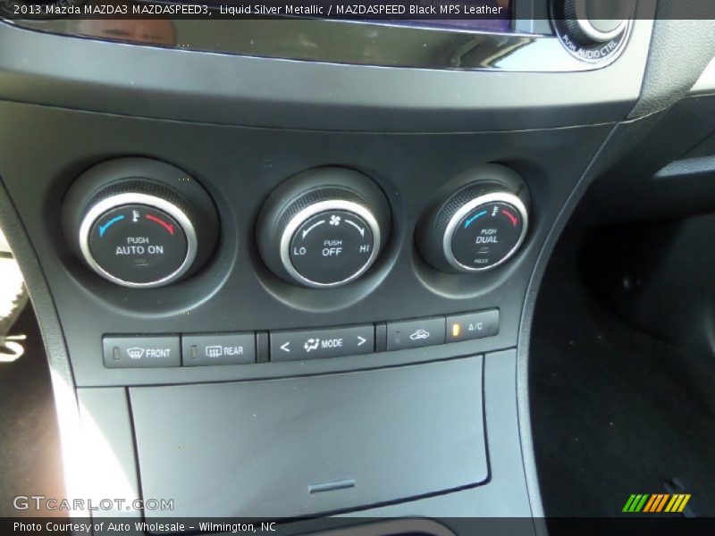 Controls of 2013 MAZDA3 MAZDASPEED3