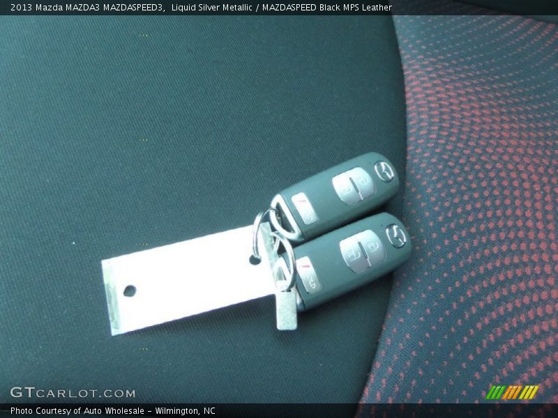 Liquid Silver Metallic / MAZDASPEED Black MPS Leather 2013 Mazda MAZDA3 MAZDASPEED3