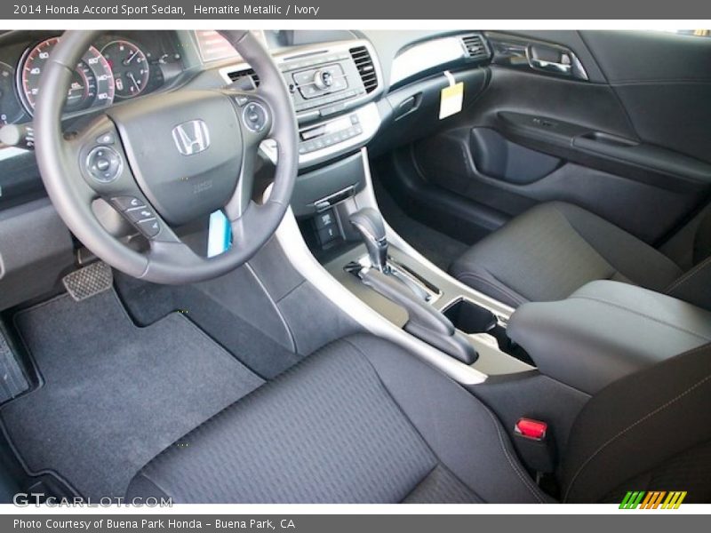 Hematite Metallic / Ivory 2014 Honda Accord Sport Sedan